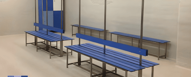 tipos de bancos para vestuarios