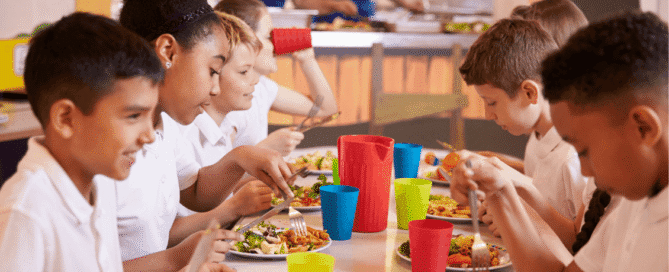 Mesas para comedor escolar